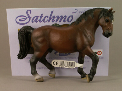 #[706] Schleich 72141 Isabell Werth s Satchmo   mit Fähnchen + Zeritfikat / 2010