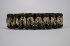550 Paracord Survival Bracelet Cobra Black/MultiCam "Made in the USA"