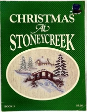 1990s Stoney Creek Christmas At Stoney Creek 5 Cross Stitch Pattern Book 16703