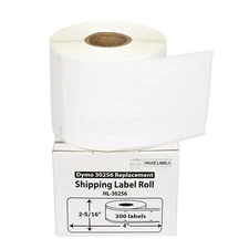 DYMO LW 30256 : 1-100 Rolls of 300 - Large Direct Thermal Shipping Labels - FAST