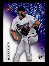 JOE BARLOW 2022 TOPPS PRISTINE #228 RANGERS ROOKIE PURPLE #54/99 BD8558