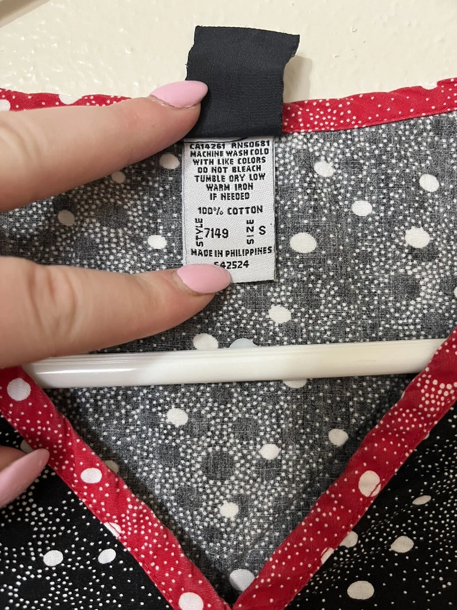 Polka dot hotsell scrub top