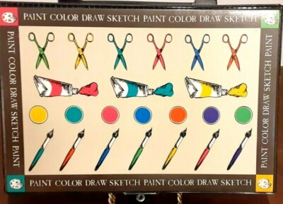 Paint Color Draw Sketch Complete Kit