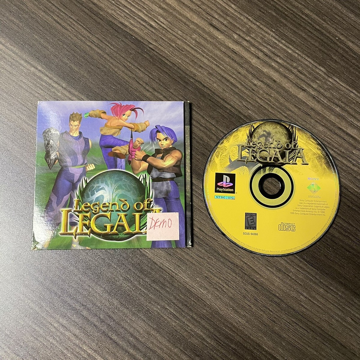 Legend of Legaia Demo Disc PlayStation 1 PS1 Disc + Original