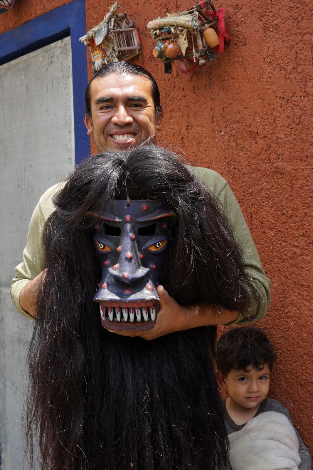 Culturally Used Tastoan Mask Jalisco, Mexico eBay