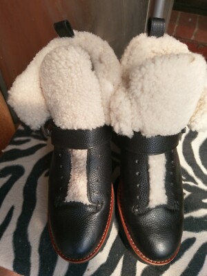 coach shearling boots