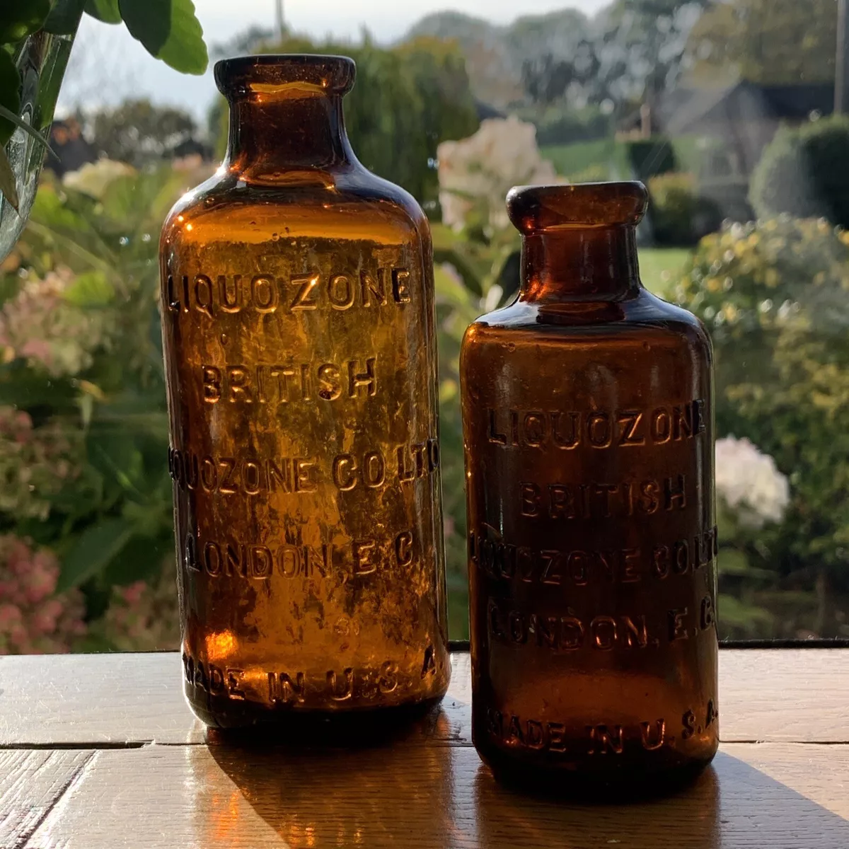 Vintage glass clearance decor