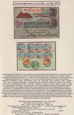 DEUTSCHES REICH - MiF NN-Auslandswertpaketkarte - Altona nach Eskilstuna - NN22