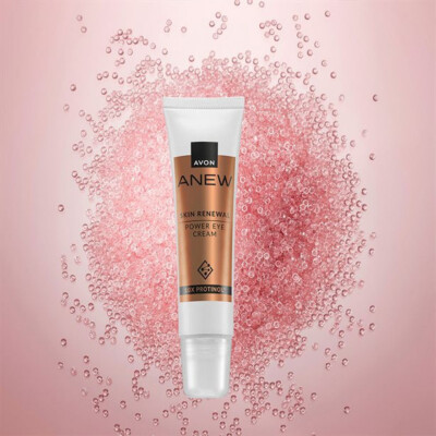 AVON Anew SKIN RENEWAL Power Augencreme NIACIAMIDE Protinol Kollagen Boost