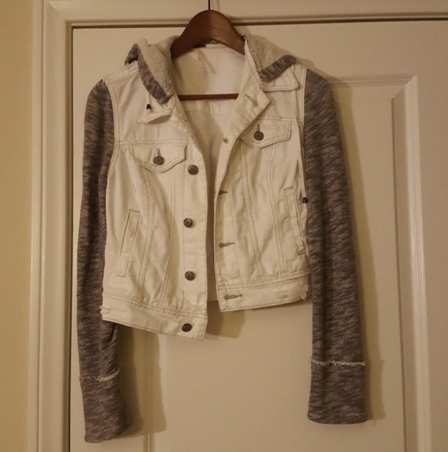 white ripped jacket