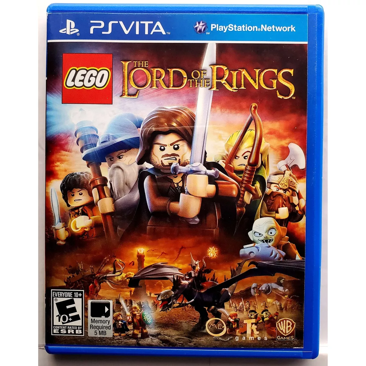 LEGO Lord Of The Rings Sony Playstation Vita Pristine Authentic