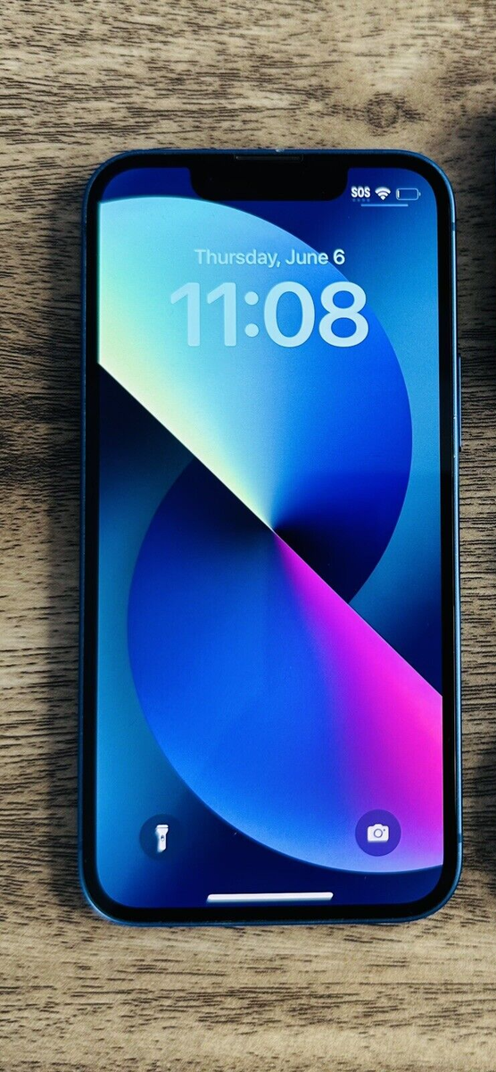 Apple iPhone 13 - 128GB Blue - Factory Unlocked - Fair Condition