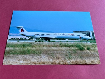 Nordic Airlink McDonnell-Douglas MD-80 SE-RBE colour photograph