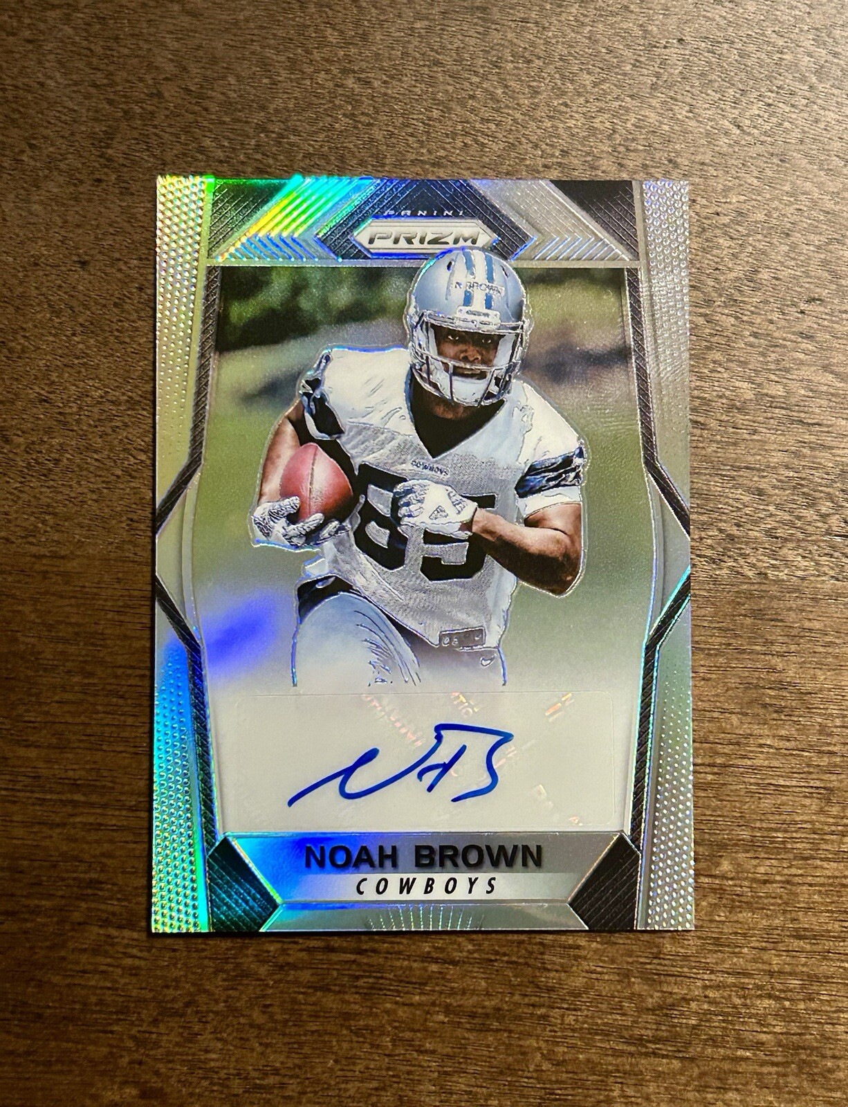 NOAH BROWN 2017 PRIZM **SILVER** ROOKIE RC AUTO !! SP 🔥🔥 Commanders