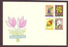 Yougoslavie - Enveloppe spéciale Flora 59 - Belgrade / 1959
