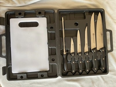 Mountain Quest Chef Knife Set W Travel Case..Catering, RV, Camping, Great Gift!