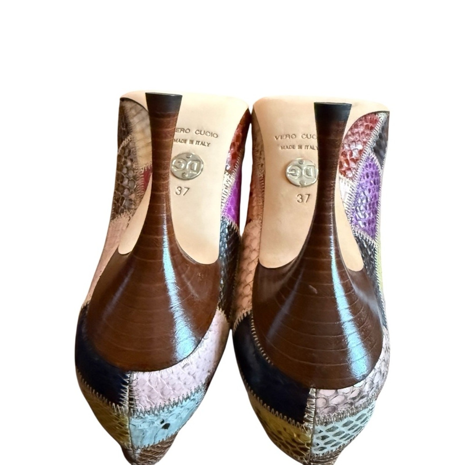 Dolce & Gabbana Python Snake Patchwork Pumps Stil… - image 12