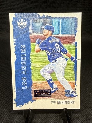 2021 Panini Diamond Kings #136 Zach McKinstry Artist's Proof Blue