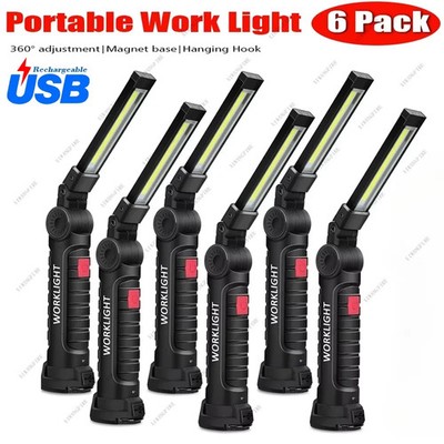 Tragbare COB LED Arbeitsleuchte USB Wiederaufladbare LED Taschenlampe Inspektionslampe mit