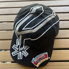 Gorra gorra San Antonio Spurs Wembanyama The Game logotipo grande rara personalizada con cierre a presión