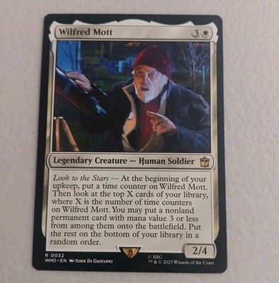 Wilfred Mott - Doctor Who Commander MTG NM 