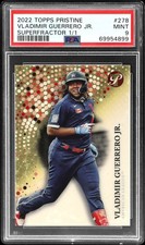 2022 TOPPS PRISTINE SUPERFRACTOR 1/1 #278 VLADIMIR GUERRERO JR. 1/1 PSA 9