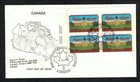 Canada #967, 1982 30¢ Regina Plate Block, SKM Butler cachet FDC VF