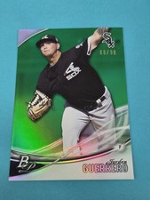 2016 Bowman Platinum  GREEN /99 #TP-JGU Jordan Guerrero BASEBALL Card 1L