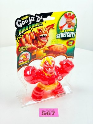 Heroes of Goo Jit Zu Dino Power Blazagon Hero Pack Actionfigur Stretchy Neu