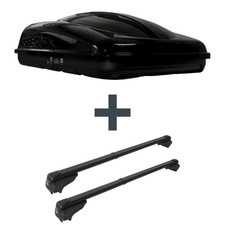 Dachbox Topbox TopBox 350 + Dachträger G3 für Citroen C4 Cactus I TOP