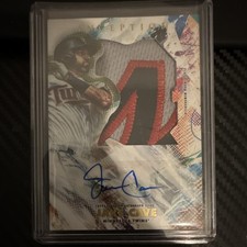 Topps 2020 Inception Jake Cave Twins Autograph Jumbo Patch Relic IAJP-JC /90