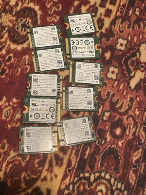  256GB M.2 2242 NVMe PCIe lot of 10 (tested)