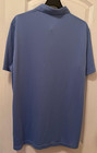 New w/ Tags! Men's Blue Adidas Golf Shirt with fine white floral print - Large — photo 5