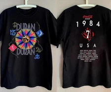 1984 Duran Duran Arena Tour T-Shirt, Duran Duran T-Shirt Twoside Remake PP2440