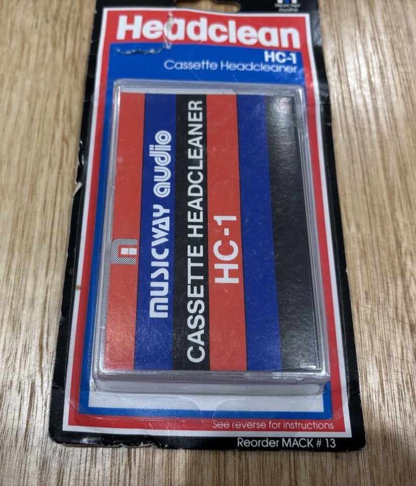 Headclean Cassette Head Cleaner Brand New HC-1 Music Way Audio Repair Tape Tapes - Image 3 of 4