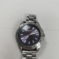 ASCOT Herren Armbanduhr Edelstahl Blau Quartz 5 Bar Sportlich