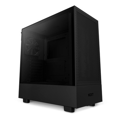 H5 Flow Compact ATX Mid-Tower PC Gaming Case   High Airflow Perforated Temper...