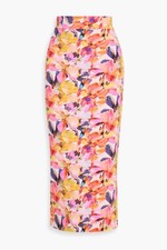 nwt CHIARA BONI LA PETITE ROBE Luminette Floral Midi Skirt in Balinese Print