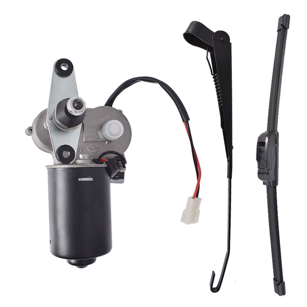 12V Electric Windshield Wiper Motor Kit for Polaris RZR Kawasaki Mule Teryx