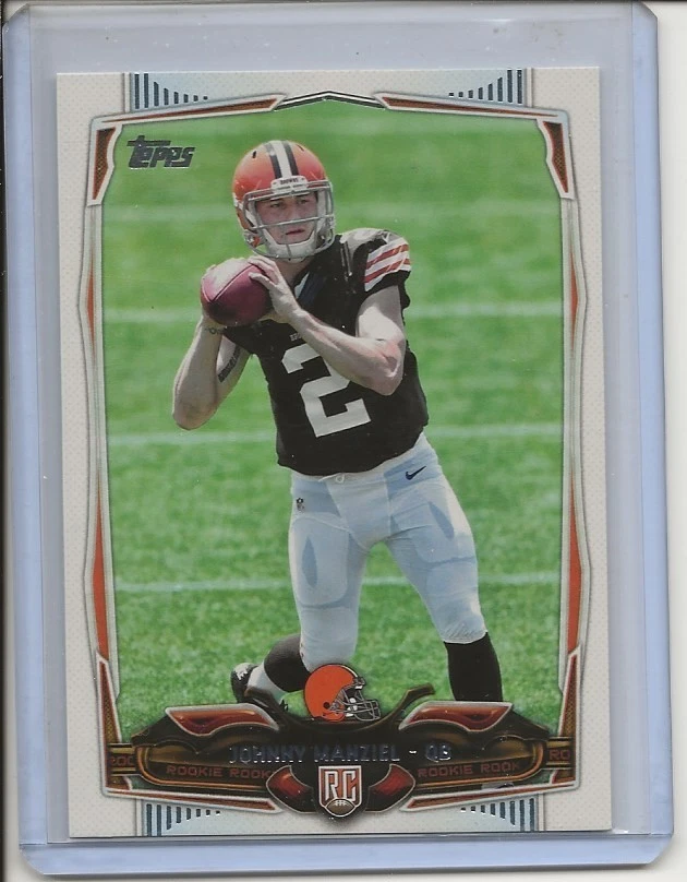 Johnny Manziel Football Cleveland Browns Sports Trading Cards for