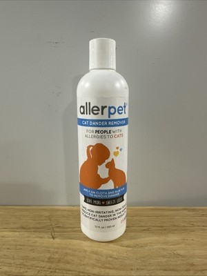 Allerpet Cat Dander Remover 12oz for Cat Dander Reduction