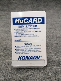 Detana Twinbee PCEngine Hucard Konami Shooter w/ Case Manual 1992 KM92004 Used
