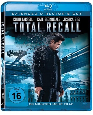 Total Recall (2012) (Director's Cut + Kinoversion, Blu-ray)