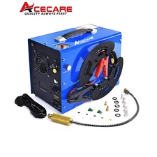 ACECARE 300Bar PCP Air Compressor Built-in 12V Portable Power Adapter Auto-stop