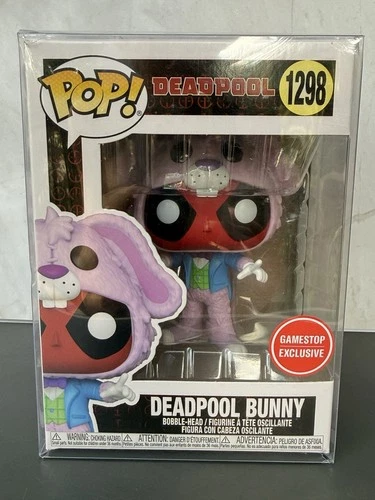 Funko POP! Marvel Deadpool Bunny #1298 GameStop Exclusive w/ protector