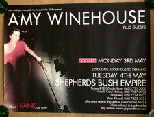Orig - AMY WINEHOUSE - FRANK Poster - 2004 - Empire Extra Date - 30 X 40" -MINT
