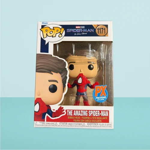 Marvel Spider-Man No Way Home POP Exclusive Spider-Man Unmasked Funko #1171