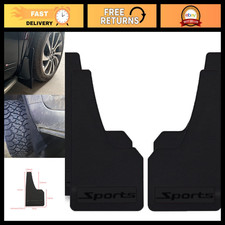 4pcs Universal Rubber Mud Flaps - Splash Guards For Cars Trucks Suv Black 4pcs Universal Rubber Mud Flaps - Splash Guards For Cars Trucks Suv Black