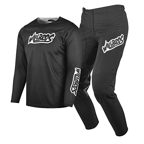 Youth Jersey Pant Combo for Kids MX Motocross Gear Jersey YXXL Pants 28 Black - Picture 2 of 6