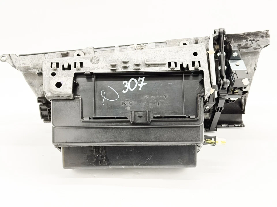 07-14 BMW E70 E71 X5 X6 INTERIOR GUANTERA MONTAJE MADERA BAMBÚ Foto 4 de 4